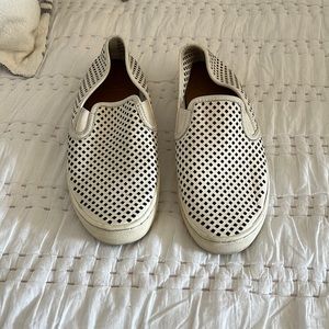 Tory Burch Women's White Jesse Perforated Sneaker